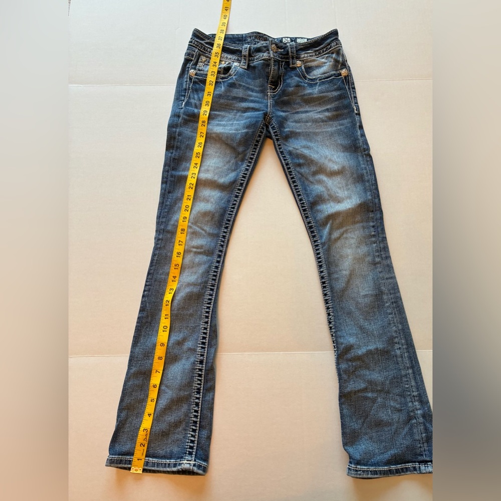 Miss Me Dark Blue slim boot